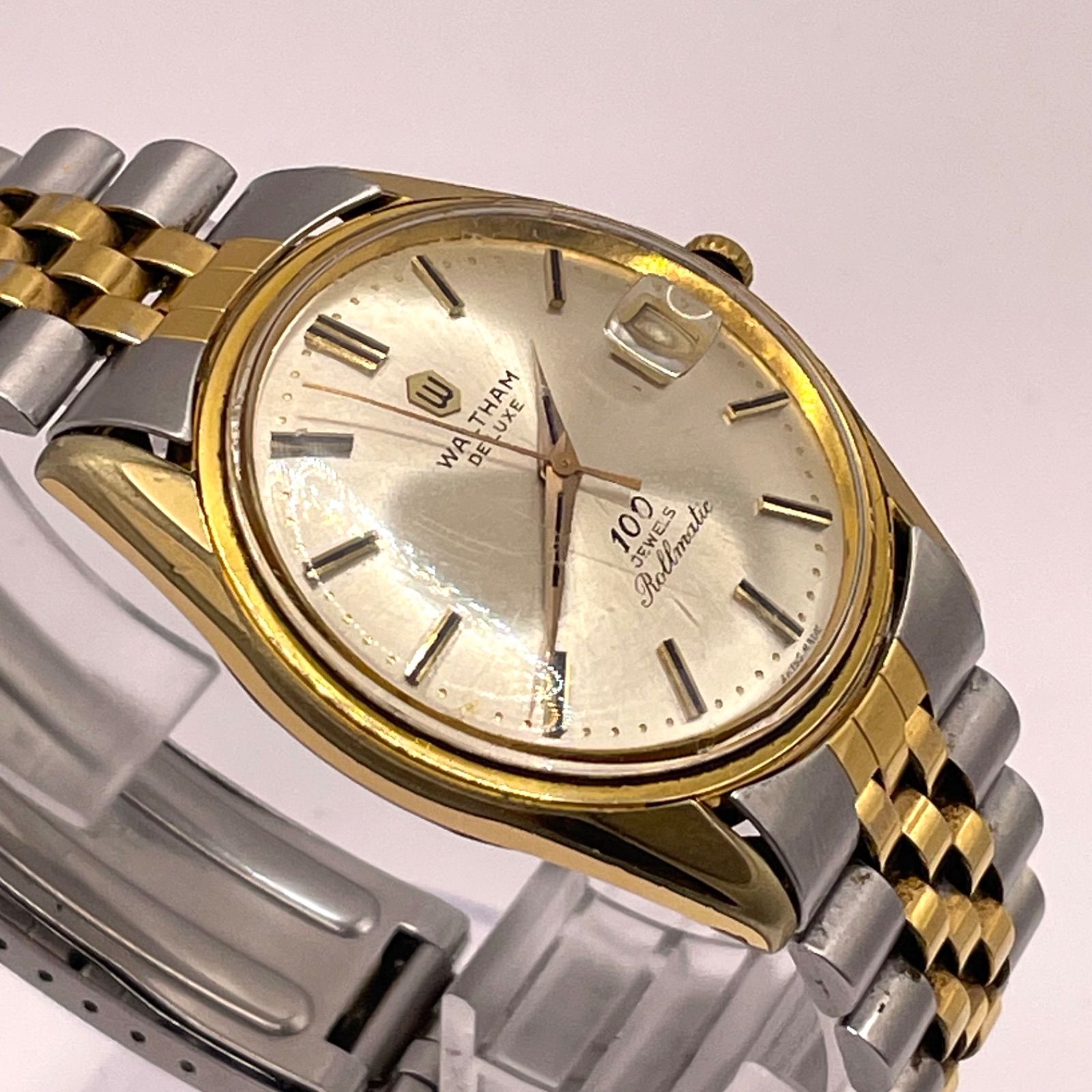 稼働品 ウォルサム デラックス ロールマチック 100石 WALTHAM deluxe