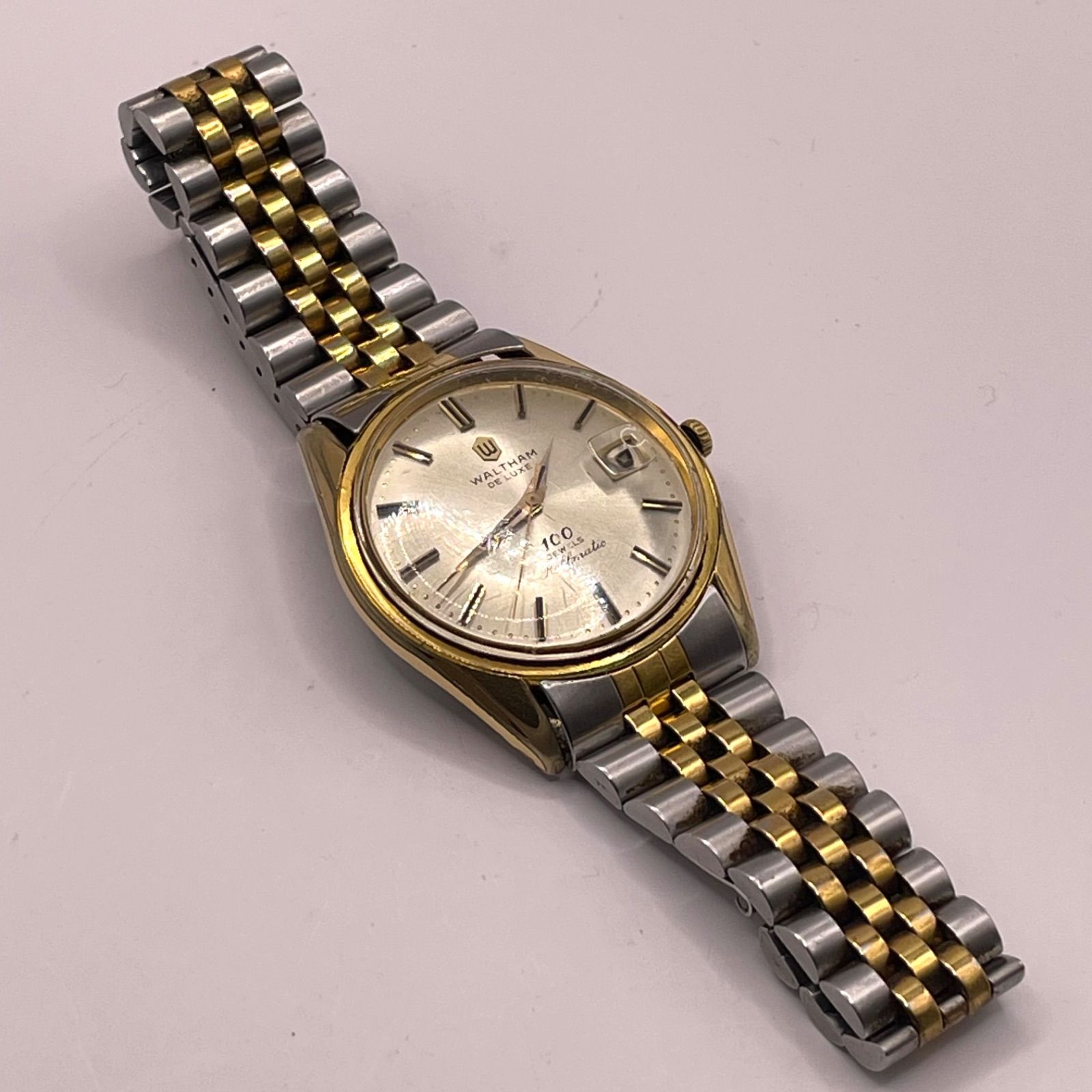 稼働品 ウォルサム デラックス ロールマチック 100石 WALTHAM deluxe