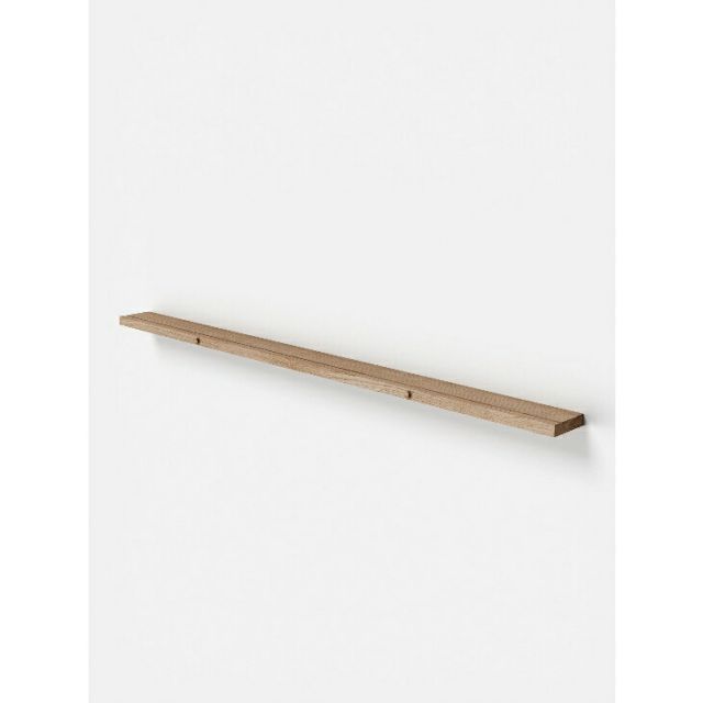 MOEBE | Gallery Shelf (oak) size 115cm | ムーベ ギャラリーシェルフ ウォールシェルフ ディスプレイシェルフ 壁掛け 棚 オーク 北欧 ポスター インテリア リビング ポスター アートフレーム 写真 おしゃれ 木製 デン