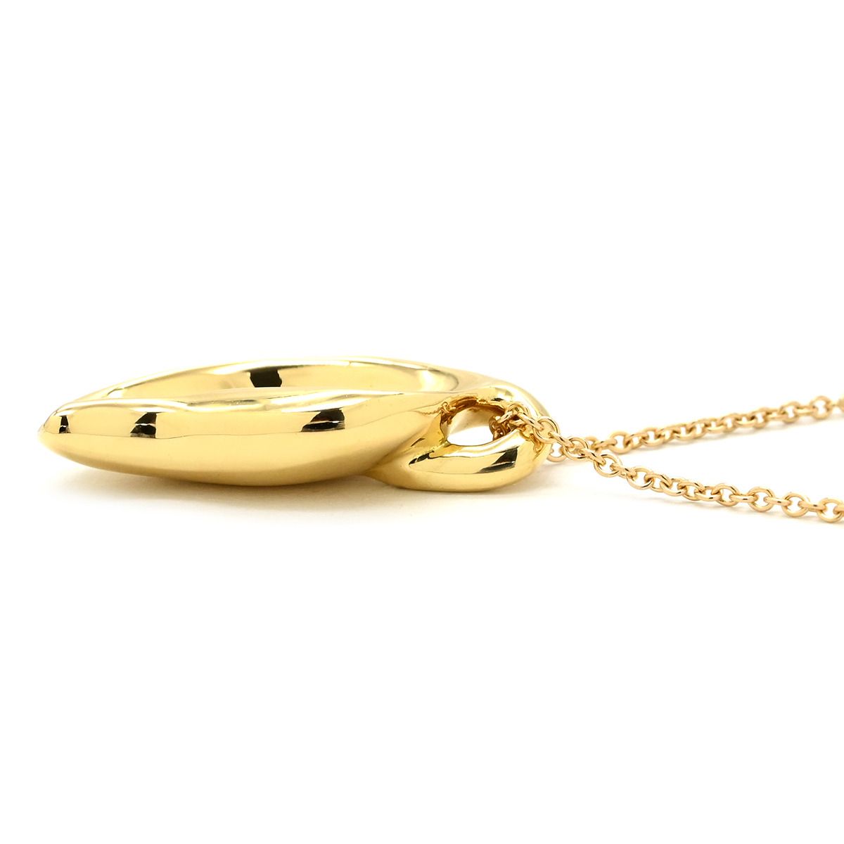 ティファニー Tiffany & Co ネックレス リーフ ペンダント イエロー