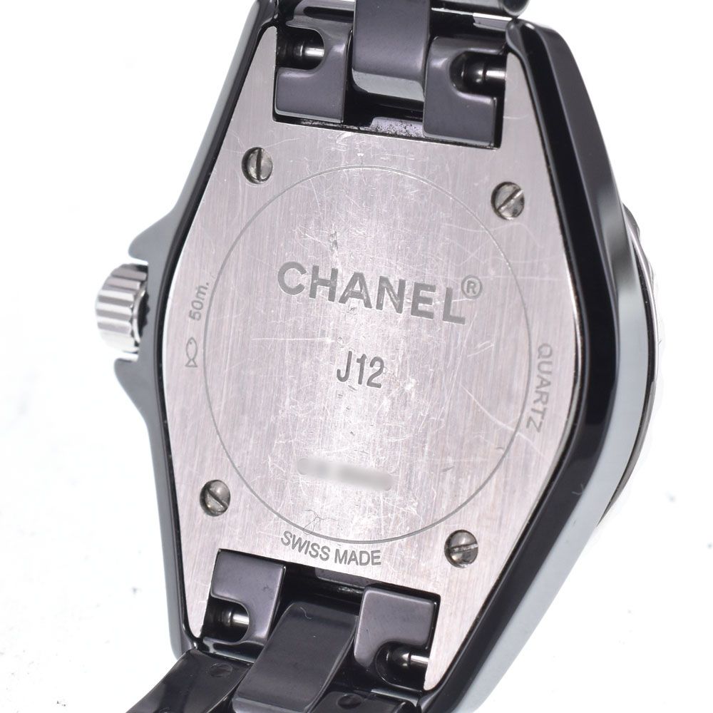シャネル CHANEL H2571 J12 ダイヤモンド セラミック ブラック