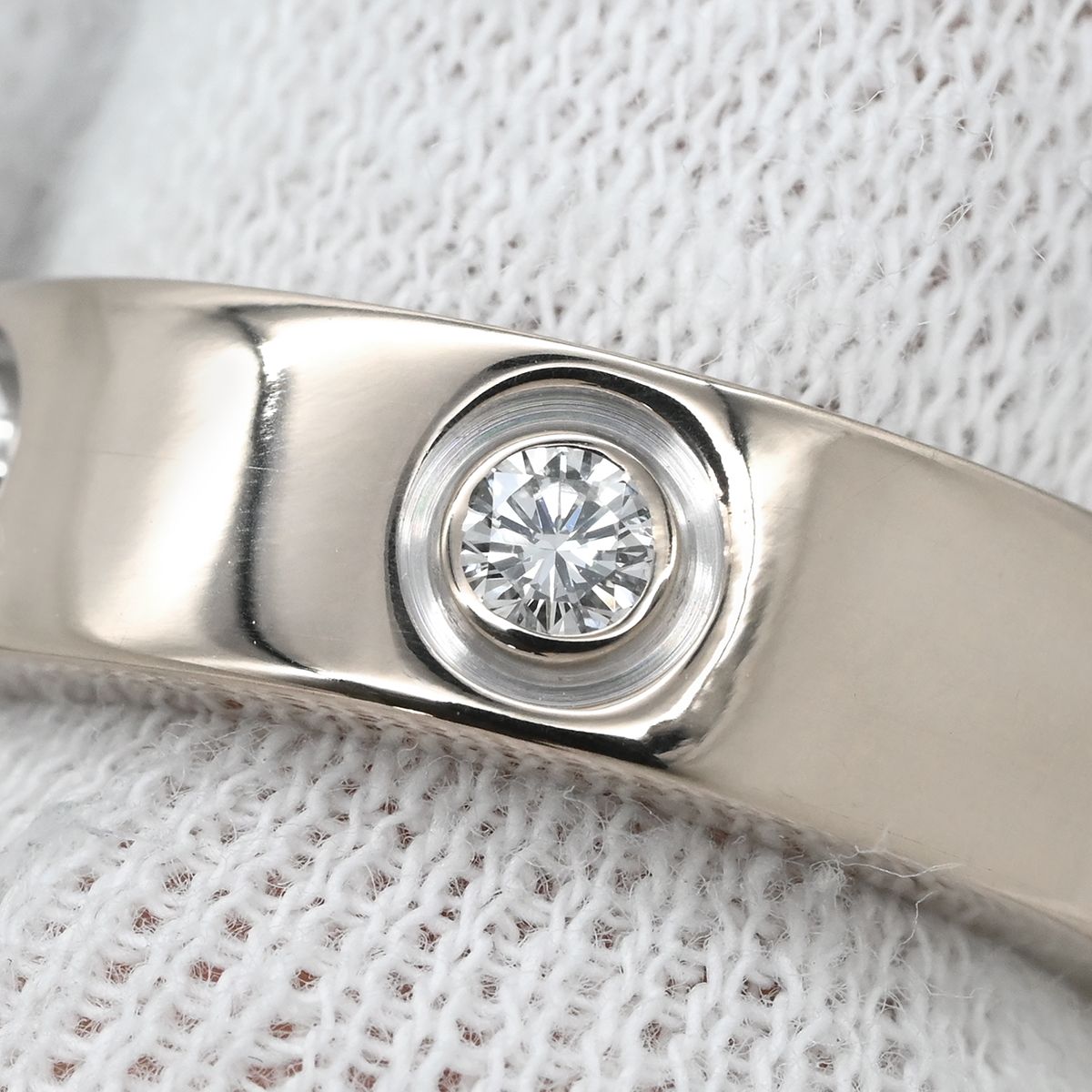 カルティエ Cartier リング 指輪 ラブリング フルダイヤ クラシック