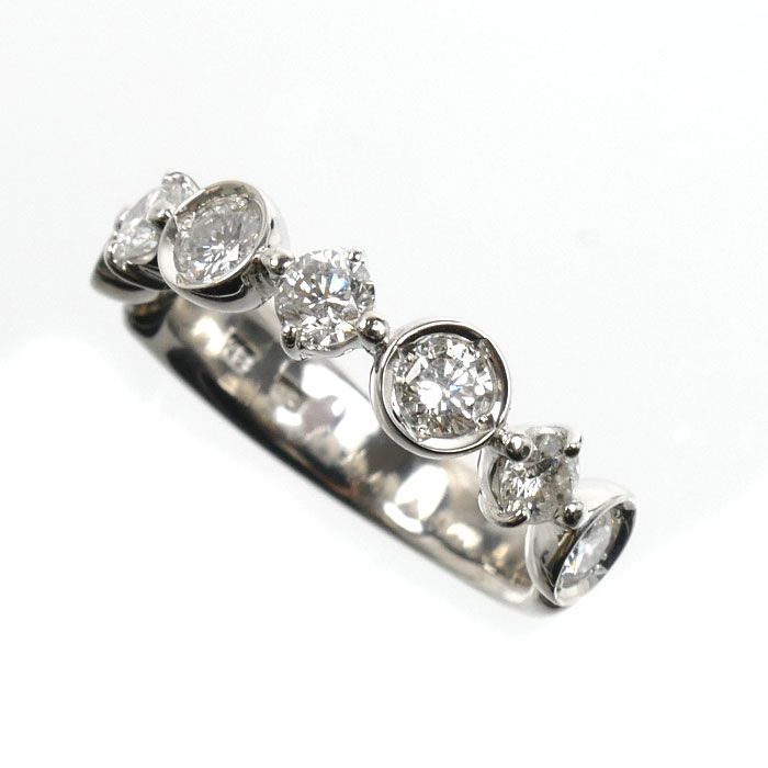 K18WG ホワイトゴールド リング・指輪 ダイヤモンド1.00ct 13号 5.6g 