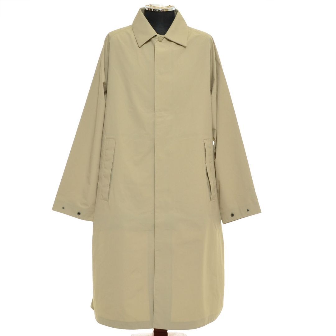 558607 NEUTRALWORKS. ナチュラルワークス ●ステンカラーコート バルマカーン BALMACAAN COAT KSU13340 サイズL メンズ ライトベージュ