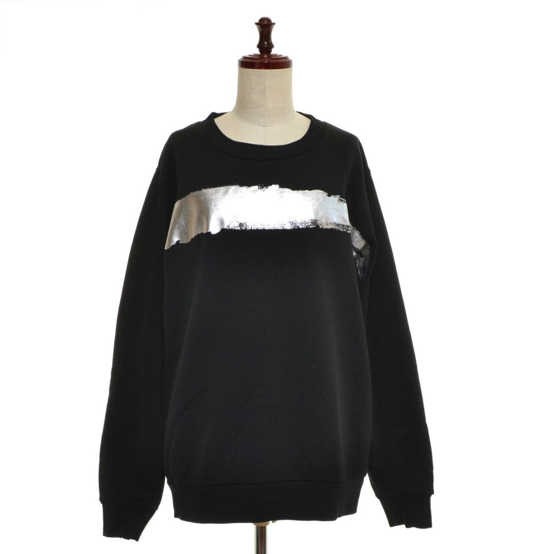 567575 MM6 メゾンマルジェラ Maison Margiela ●スウェットシャツ クルーネックトレーナー S32GU0042 サイズM レディース ブラック
