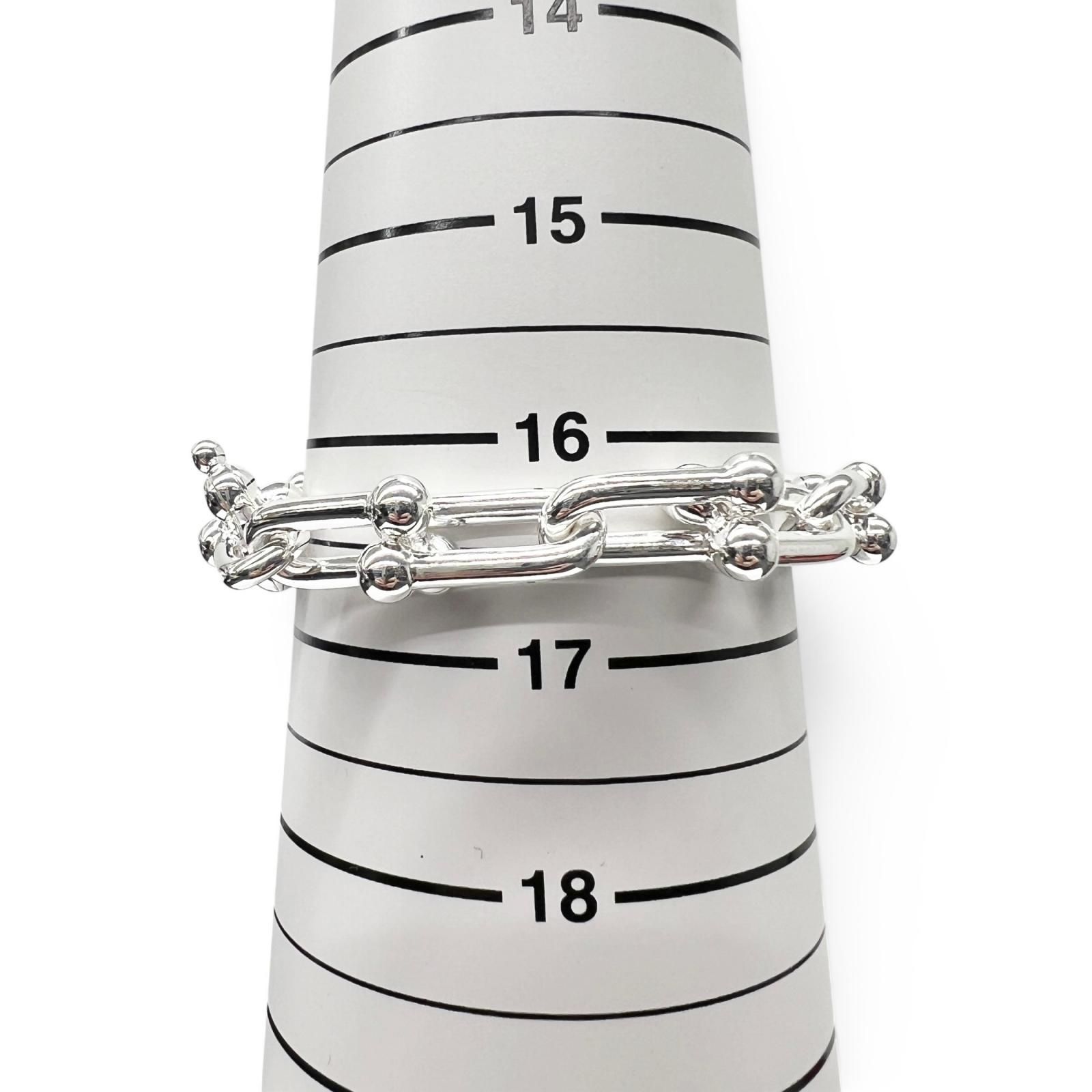 【極美品】ティファニー ハードウェア ラージリンク ブレスレット 20cm TIFFANY 極美品 ティファニー ハードウェア ラージリンク ブレスレット