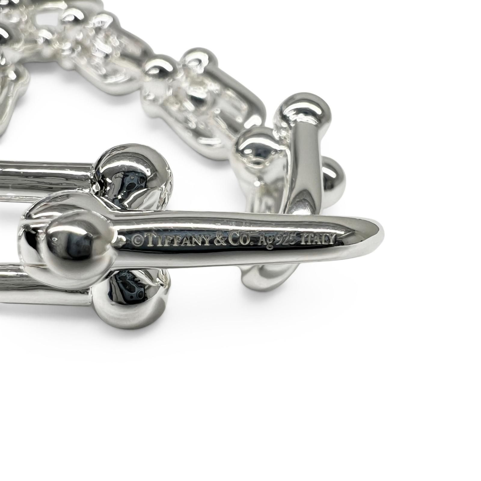 TIFFANY 極美品 ティファニー ハードウェア ラージリンク ブレスレット