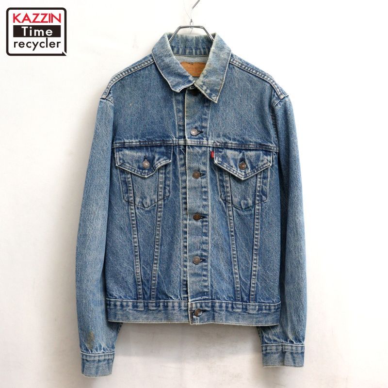 70s USA製 vintage Levi's 70505 デニムジャケット メンズ 表記42