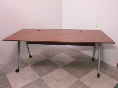 【中古品】ハーマンミラー アバックエンバイロメンツデスク 1800平デスク ブラウン