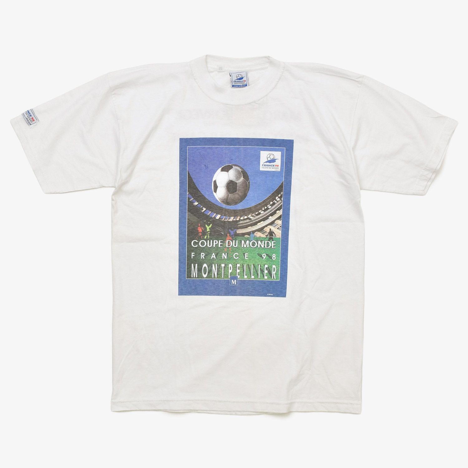 新品未使用 FRANCE 98 公式アートグラフィックTシャツ 1998年 ワールド