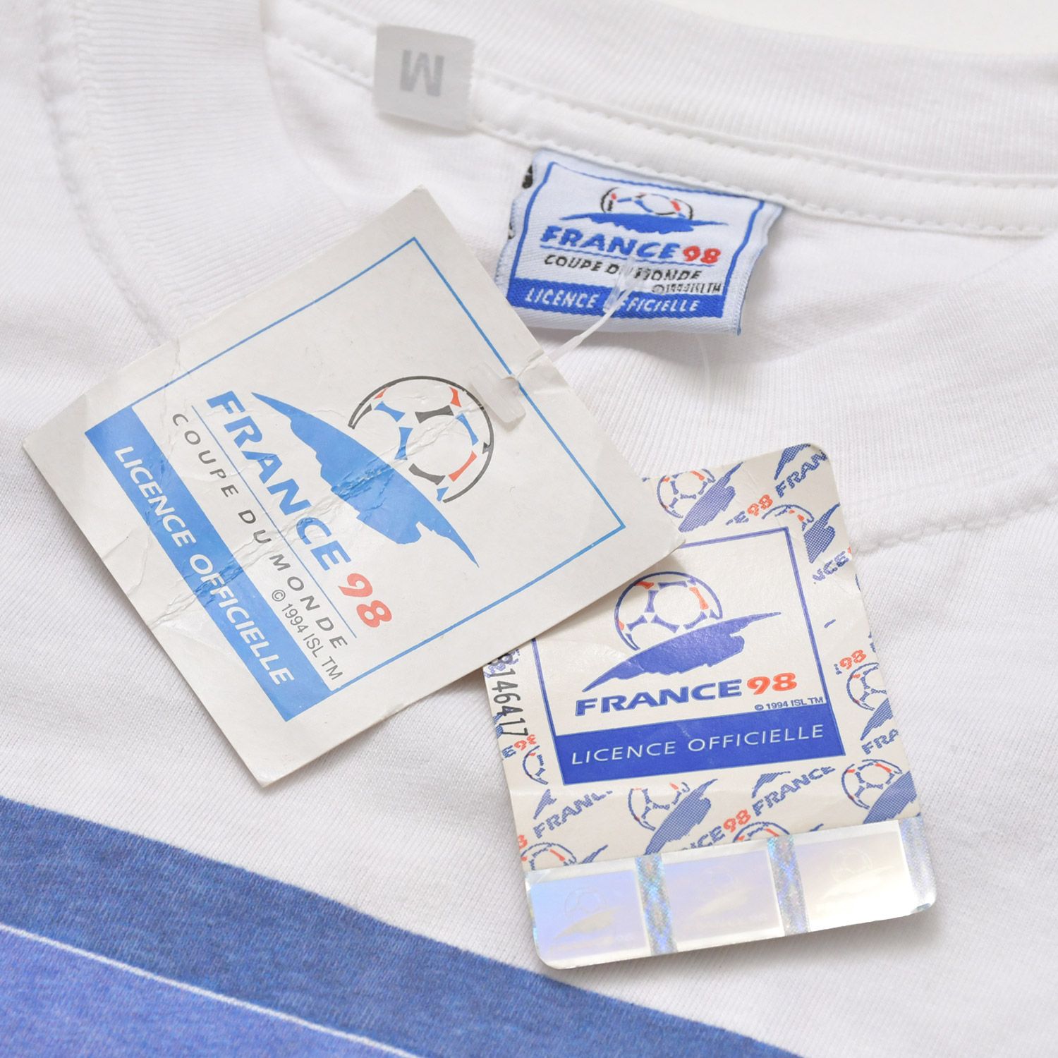 新品未使用 FRANCE 98 公式アートグラフィックTシャツ 1998年 ワールド