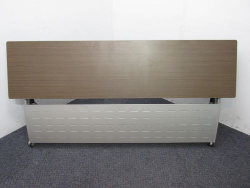 【中古品】イトーキ 1800サイドスタックテーブル THVP-184KN-17 ブラウン