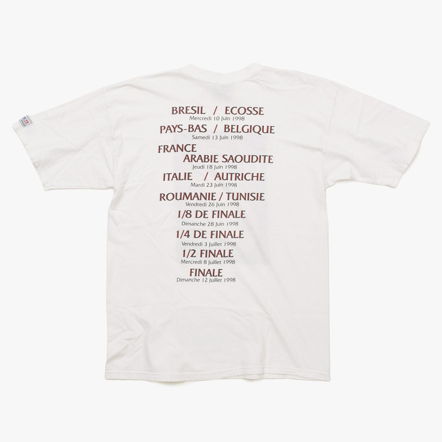 FRANCE 98 公式アートグラフィックTシャツ 1998年 ワールドカップ