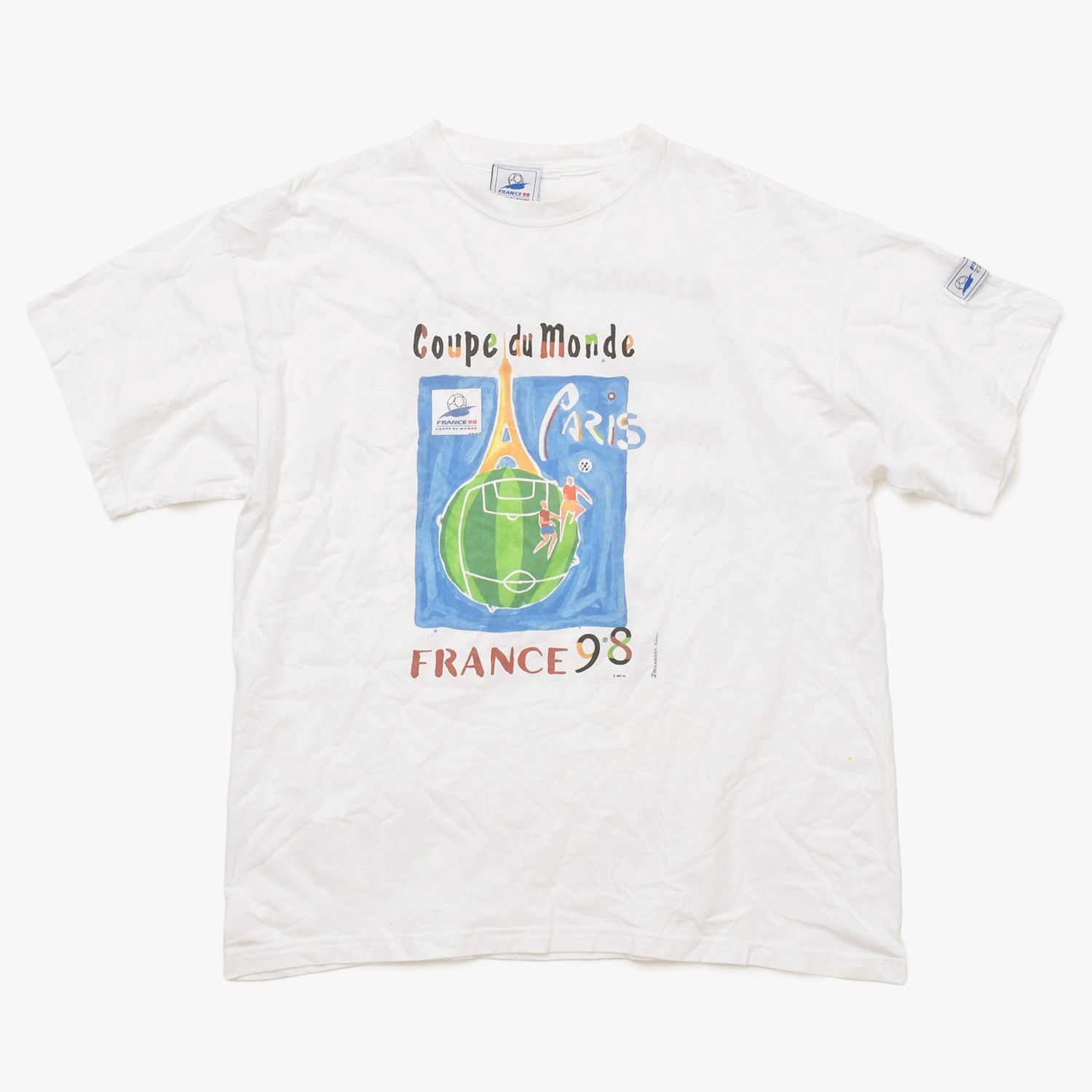 FRANCE 98 公式アートグラフィックTシャツ 1998年 ワールドカップ