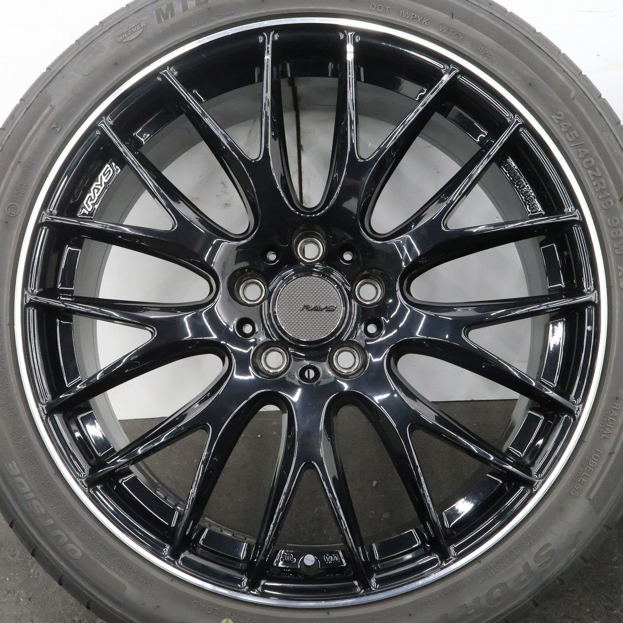4本 RAYS HOMURA 2×9 19インチ 8J 9J +45 5H PCD114.3 ラジアル MILEVER SPORTmacro MA349 2024年 245/40R19 レイズ ホムラ 国産車 ① 4本 RAYS HOMURA 2×9 19インチ 8J 9J +45 5H PCD114.3 ラジアル MILEVER SPORTmacro MA349 2024年 245/40R19 レイズ ホムラ 国産車 ①