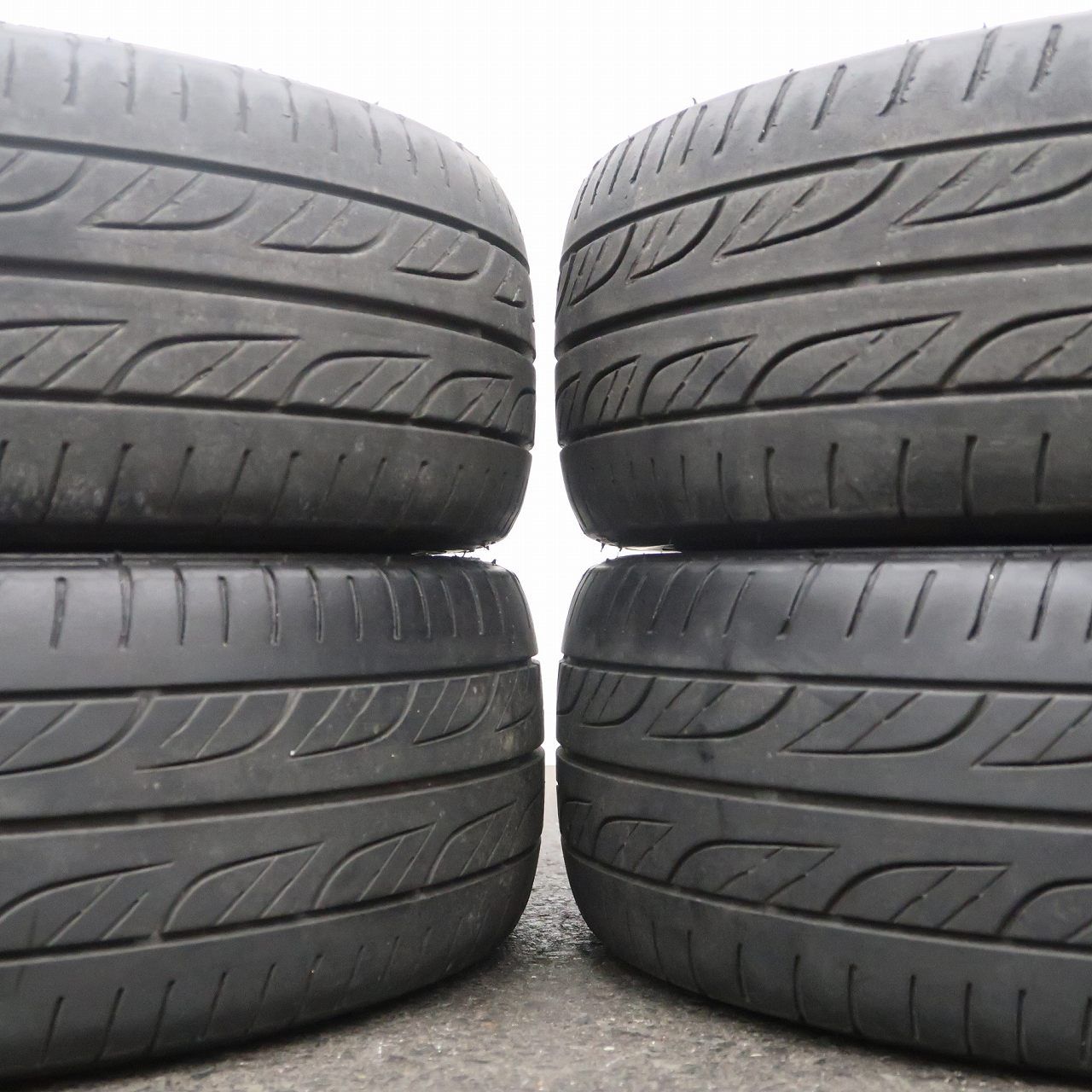 コペン 等 軽自動車に 4本 LOXARNY TEMPEST TURBINE VX 15インチ 4.5J +45 4H PCD 100 ラジアル GOODYEAR EAGLE LS 2000 165/50R15 ①