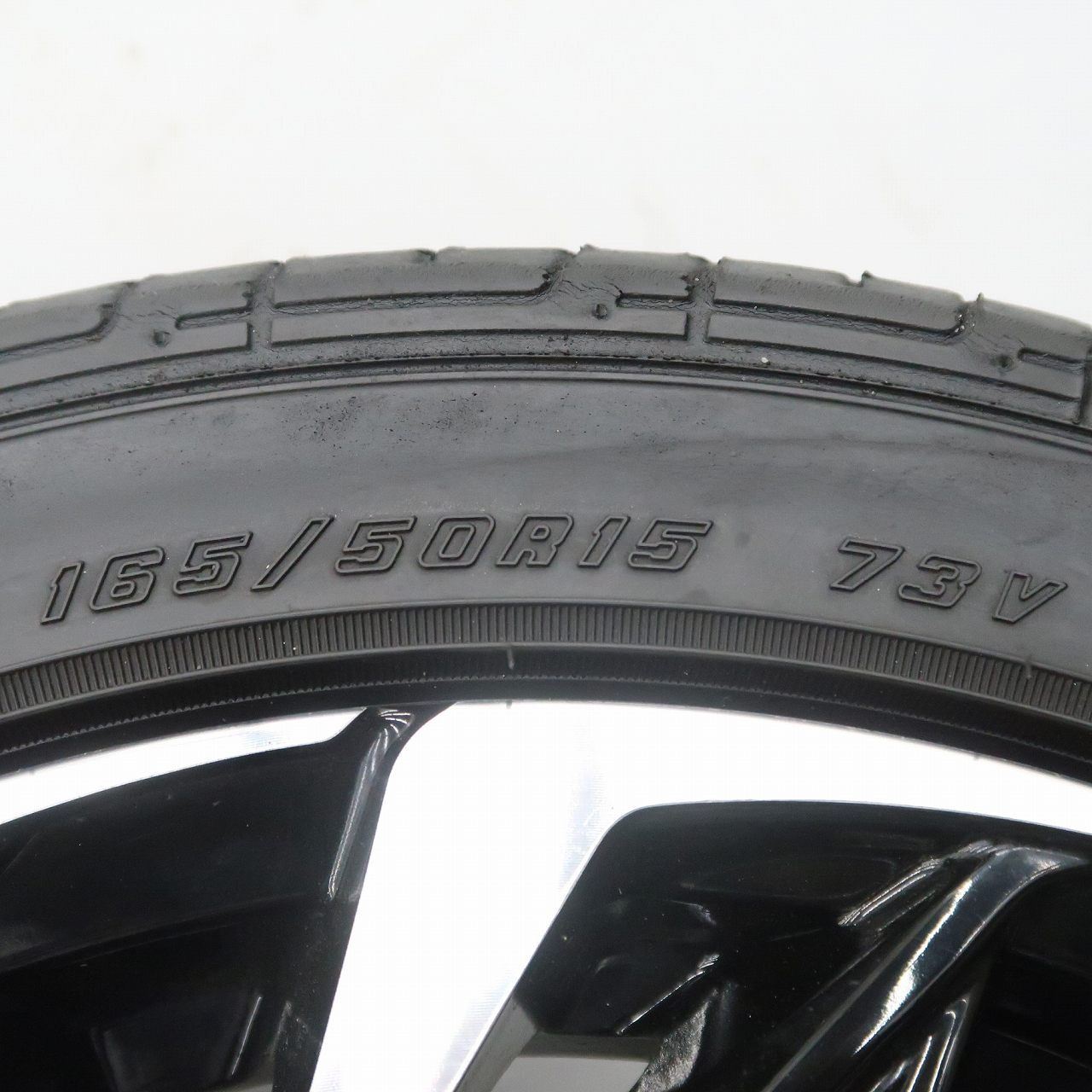コペン 等 軽自動車に 4本 LOXARNY TEMPEST TURBINE VX 15インチ 4.5J +45 4H PCD 100 ラジアル GOODYEAR EAGLE LS 2000 165/50R15 ①
