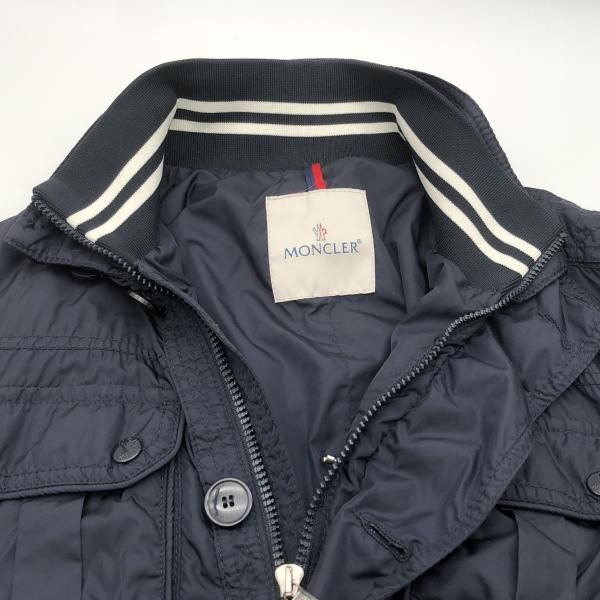 中古】MONCLER MATE GIUBBOTTO ナイロンジャケット 1 ネイビー