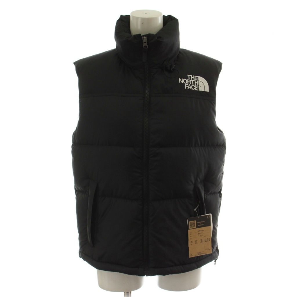 ザノースフェイス THE NORTH FACE Nuptse Vest ヌプシベスト ダウンベスト M 黒 ブラック ノースリーブ ボリュームネック NDW92338 /GG15 ■GY50