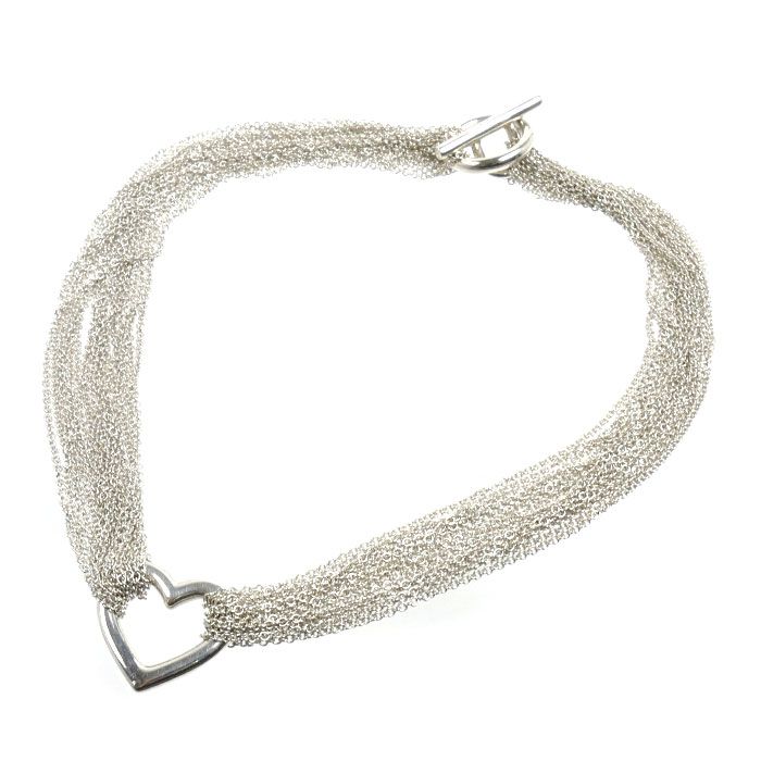 TIFFANY&Co. ティファニー シルバー925 オープンハート トグル 