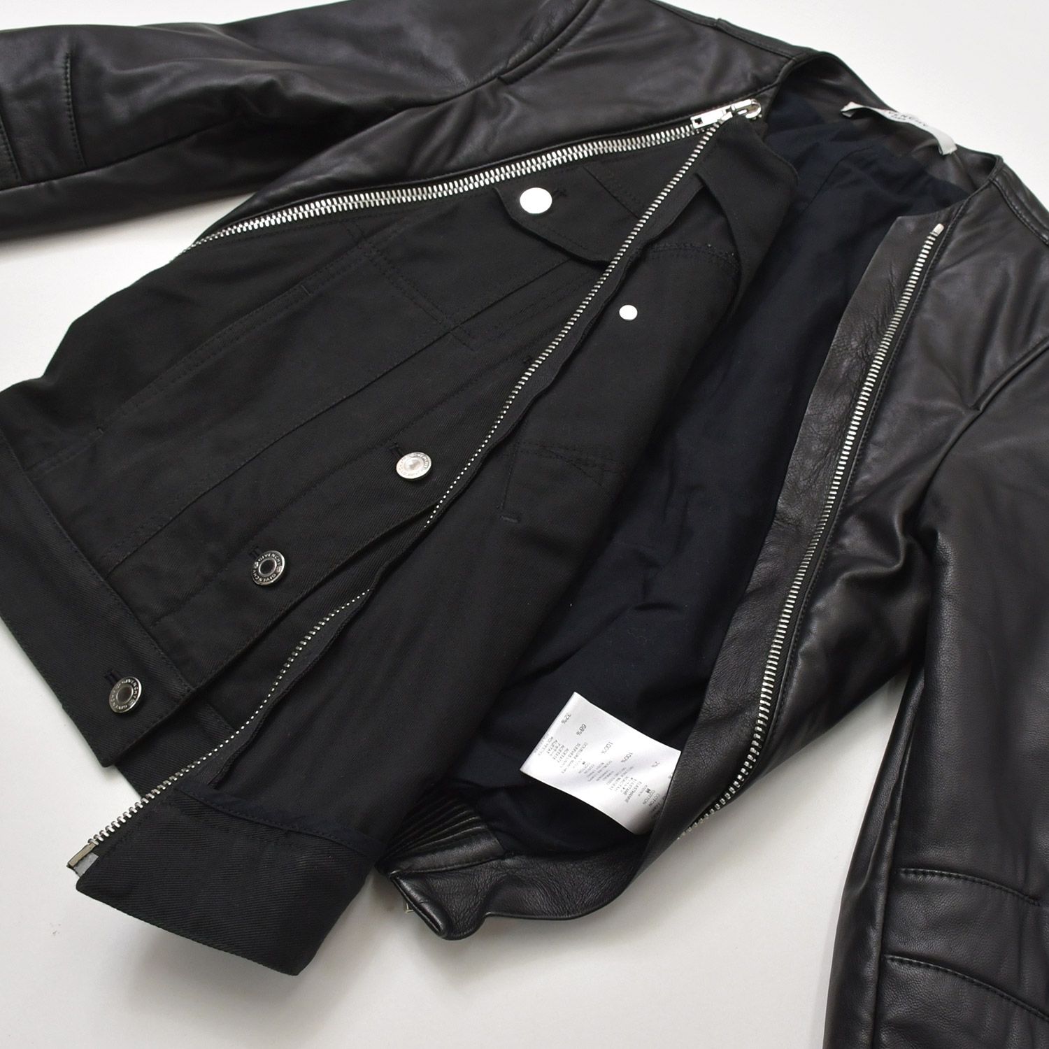 GIVENCHY ジバンシー レザージャケット ジッパーデザイン 14P 1513 600