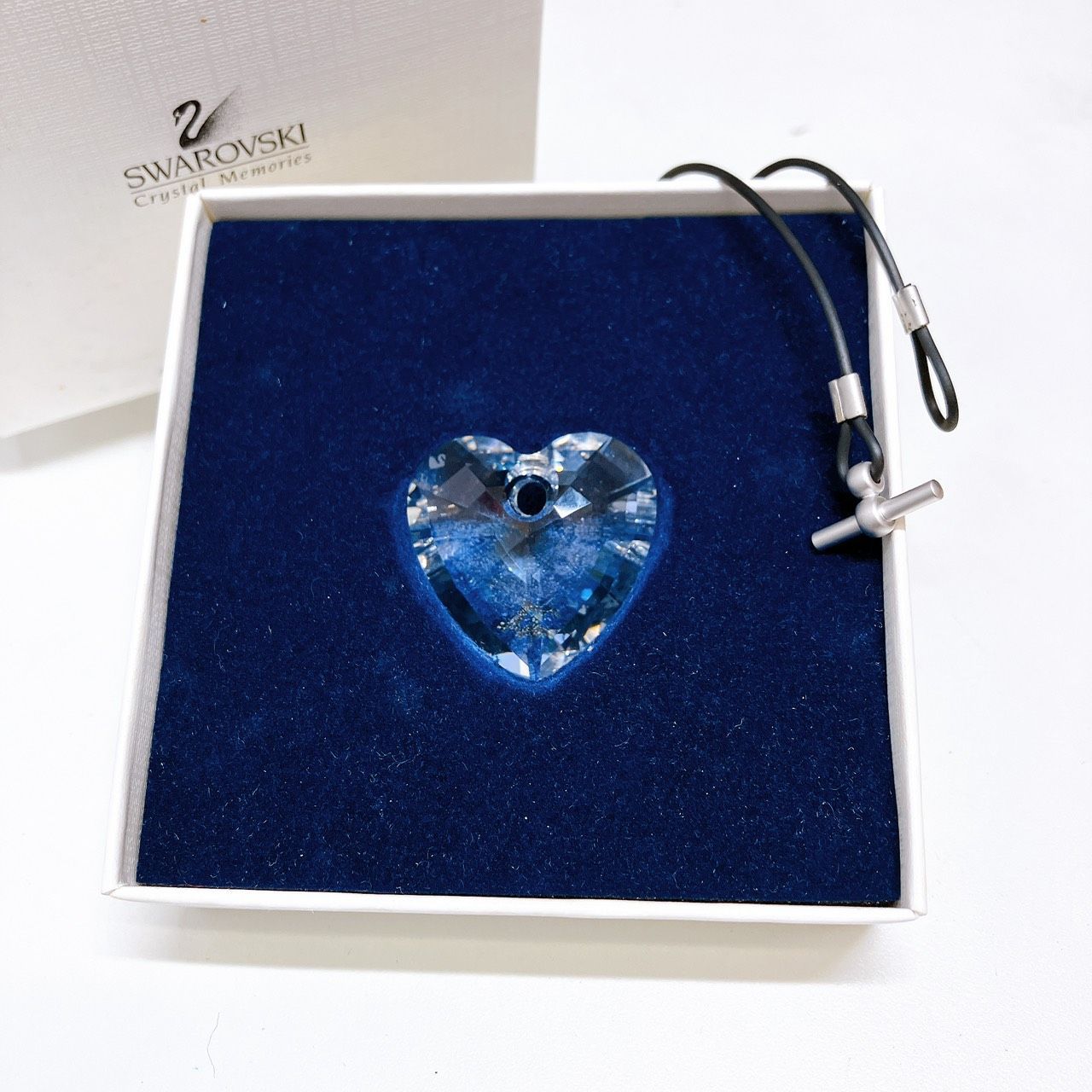 2点セット【美品】スワロフスキー SWAROVSKI ネックレス ハート型 
