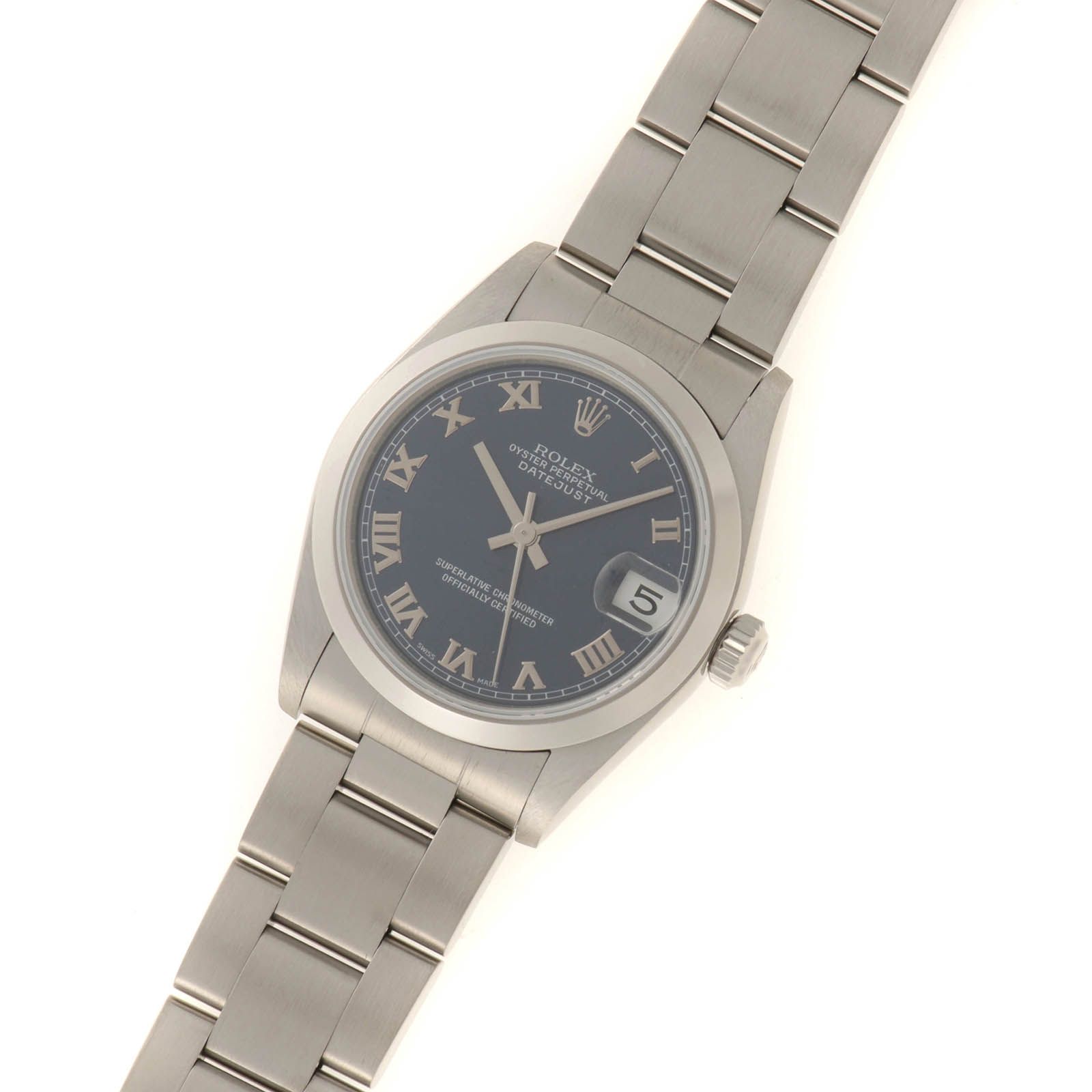 ROLEX ロレックス デイトジャスト 78240 腕時計 ステンレス ブルー