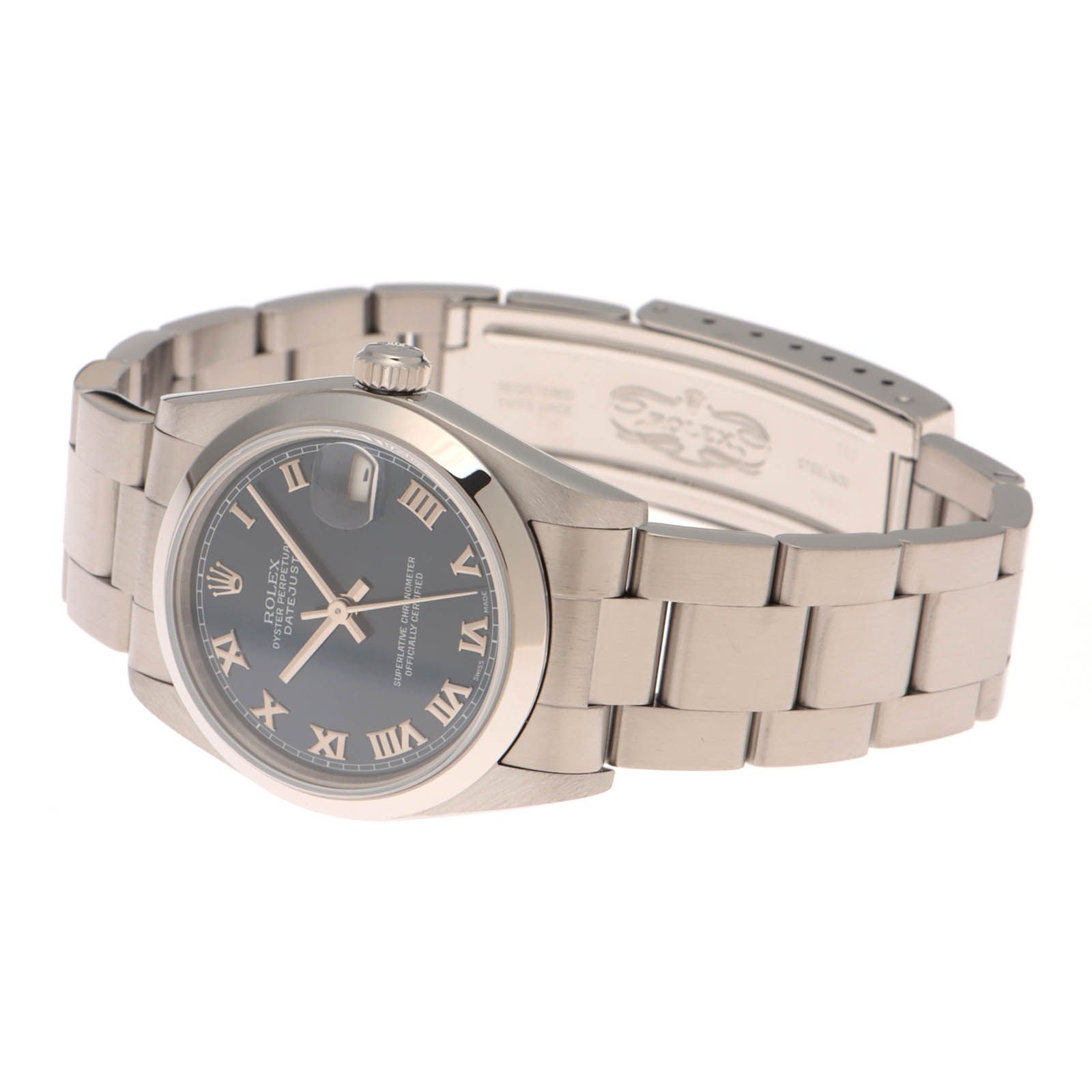 ROLEX ロレックス デイトジャスト 78240 腕時計 ステンレス ブルー
