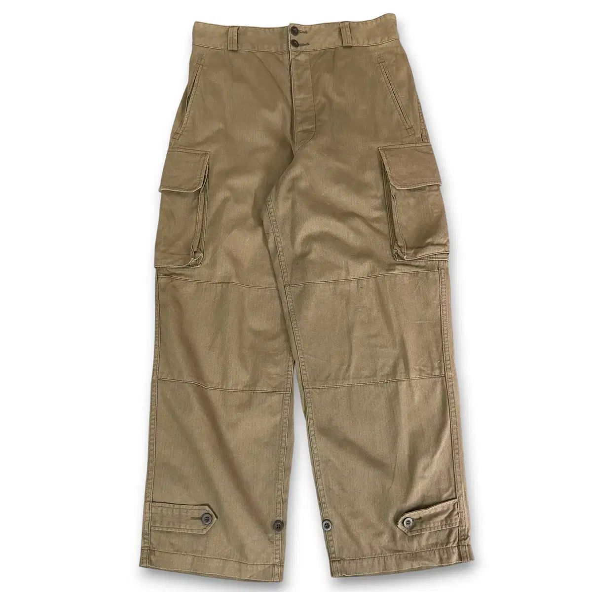 (33 34) ALIER AIZENAY ジーンベージュ ミリタリー M47 カーゴパンツ 7,233円
