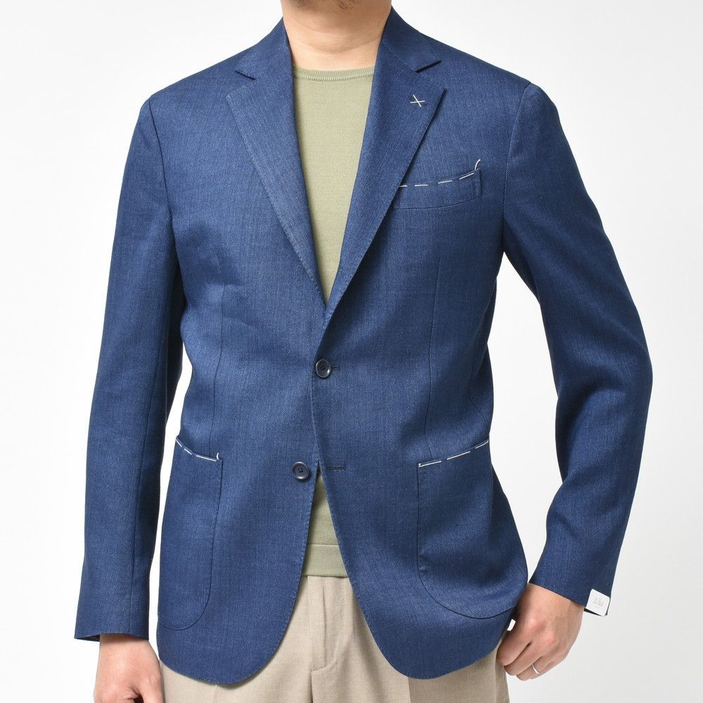 40%OFF】44サイズ ネイビー De Petrillo（デ ペトリロ） リネン
