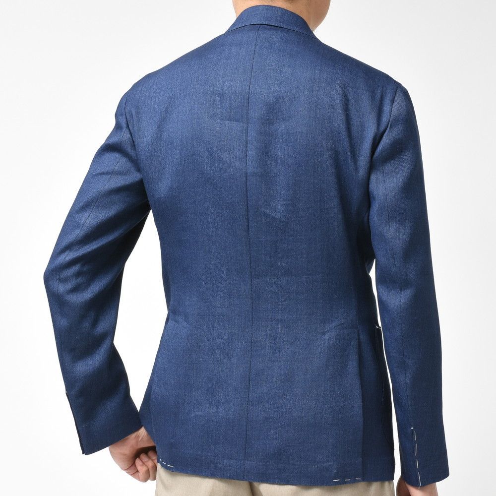40%OFF】44サイズ ネイビー De Petrillo（デ ペトリロ） リネン