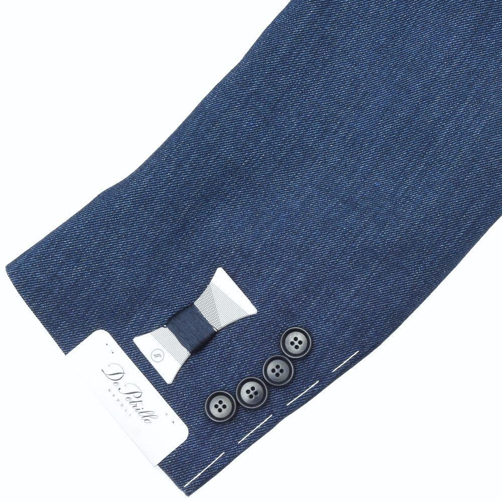 40%OFF】44サイズ ネイビー De Petrillo（デ ペトリロ） リネン