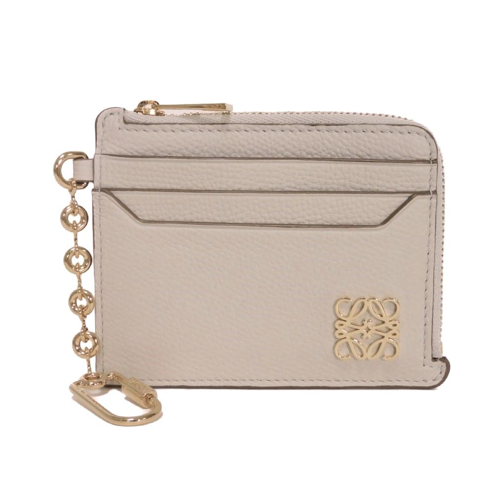 LOEWE ロエベ アナグラム スクエア コインカードホルダー グレイン