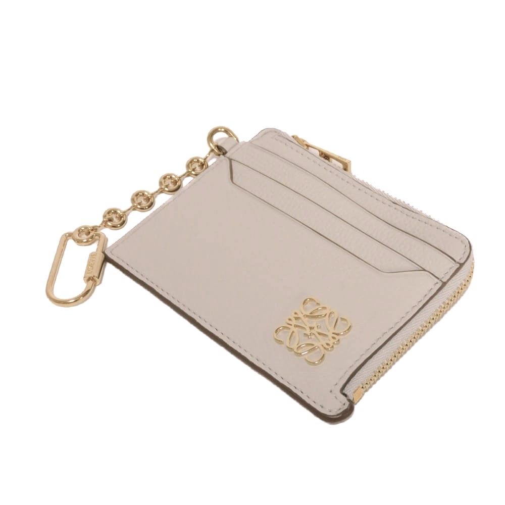 LOEWE ロエベ アナグラム スクエア コインカードホルダー グレイン