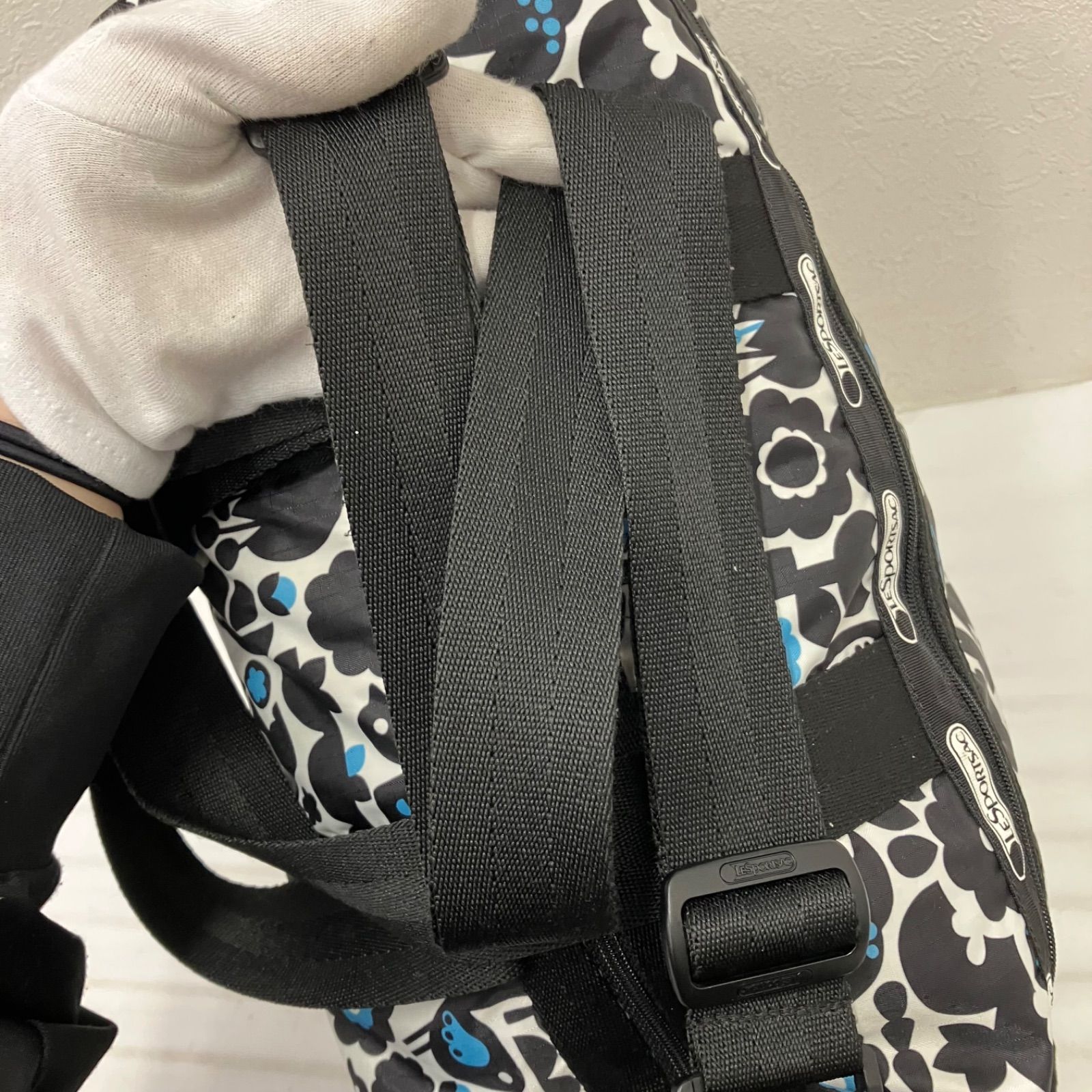 5965 【美品】 LeSportsac レスポートサック 2way ボストンバッグ 旅行