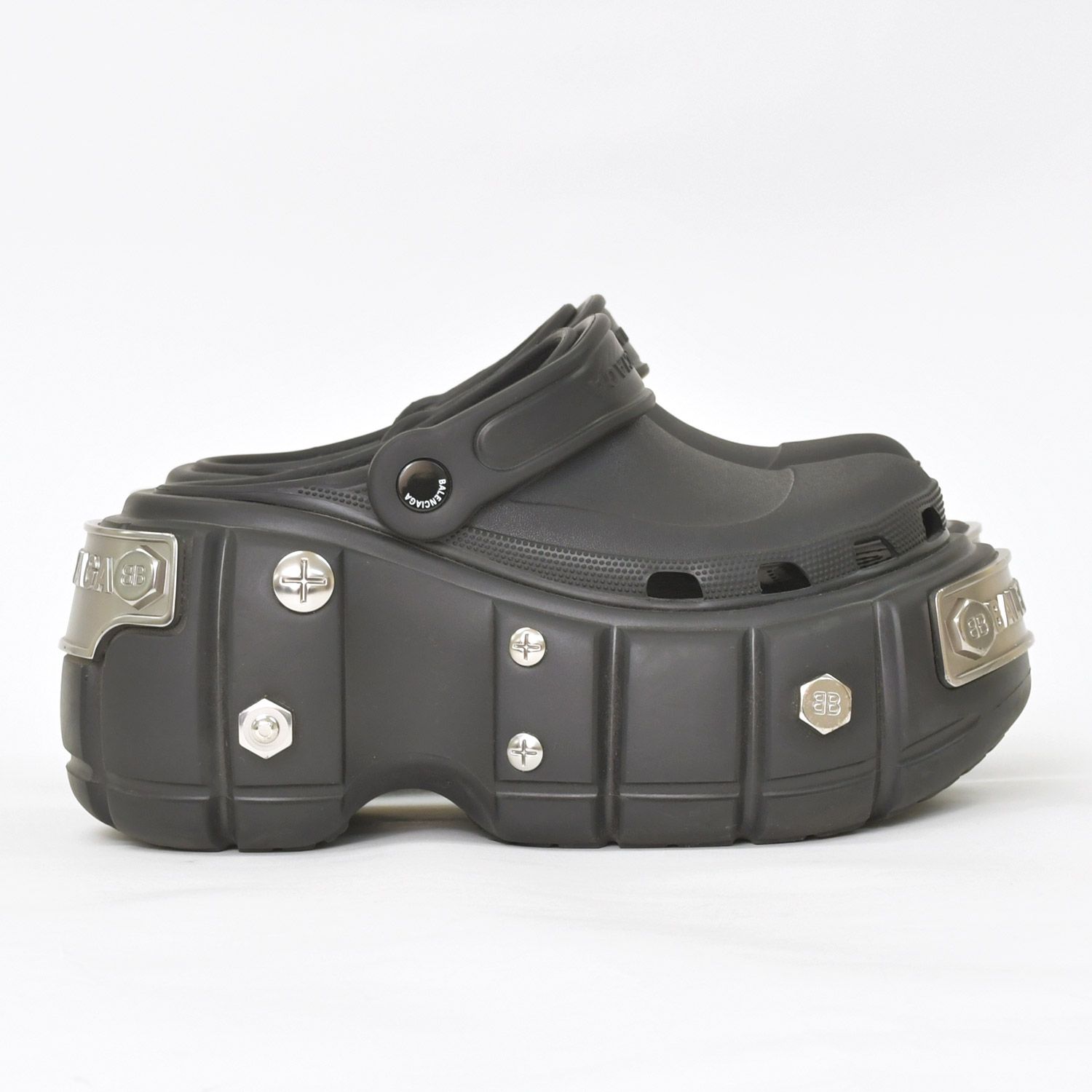 BALENCIAGA バレンシアガ HARDCROCS ハードクロックス ロゴサンダル