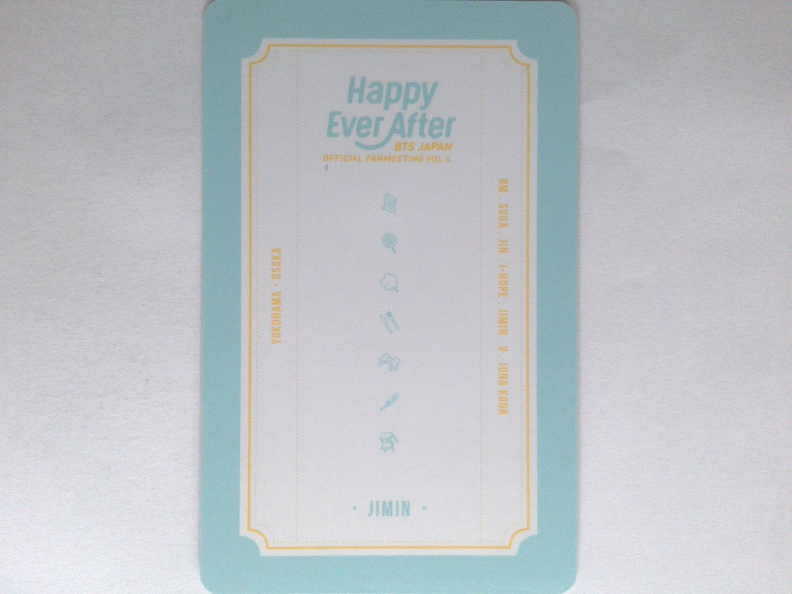 BTS JIMIN トレカ Happy Ever After DVD ジミン ハピエバ - メルカリ