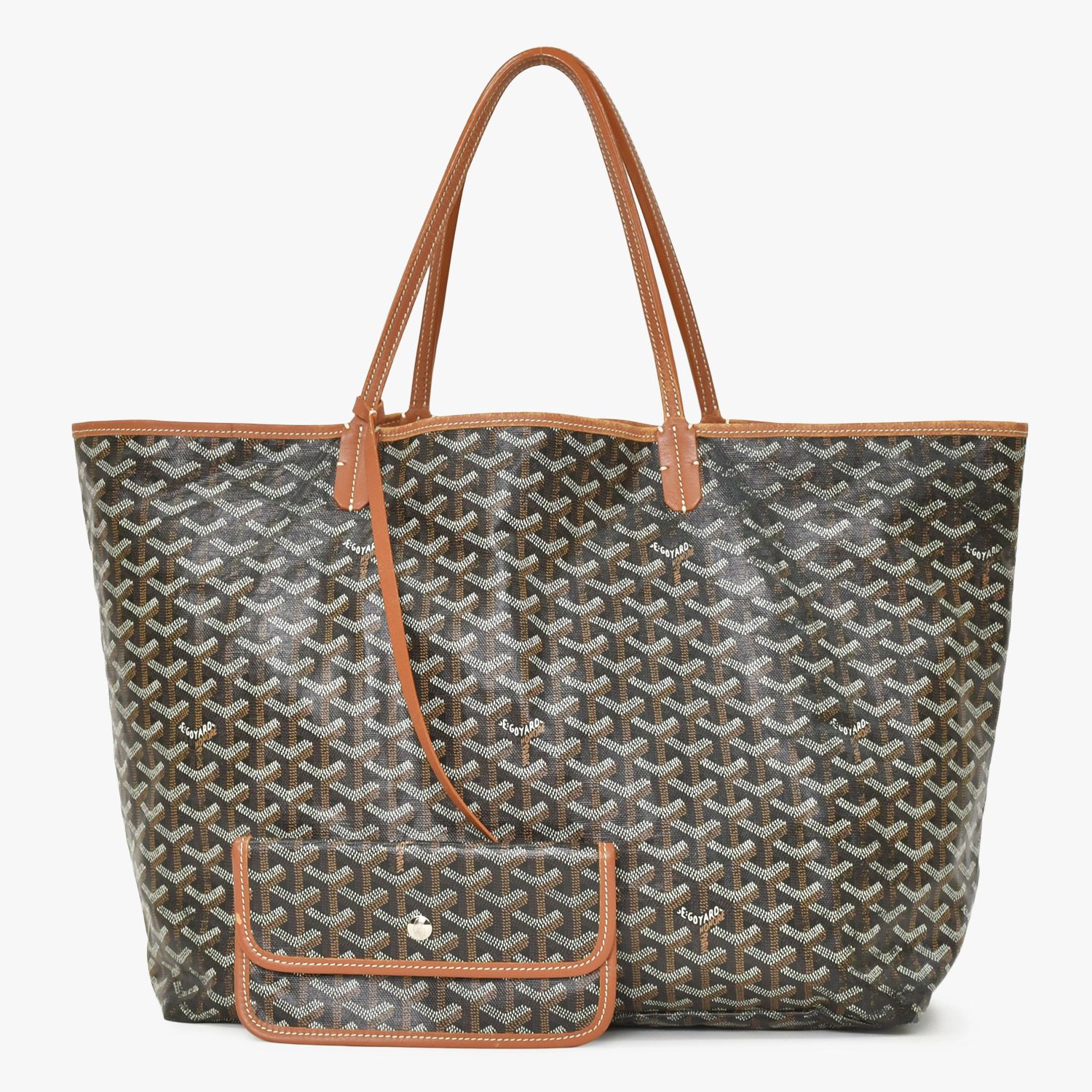 ゴヤールサンルイgm riri様 極美品 GOYARD ゴヤール SAINT LOUIS GM サンルイGM ブラウン トート