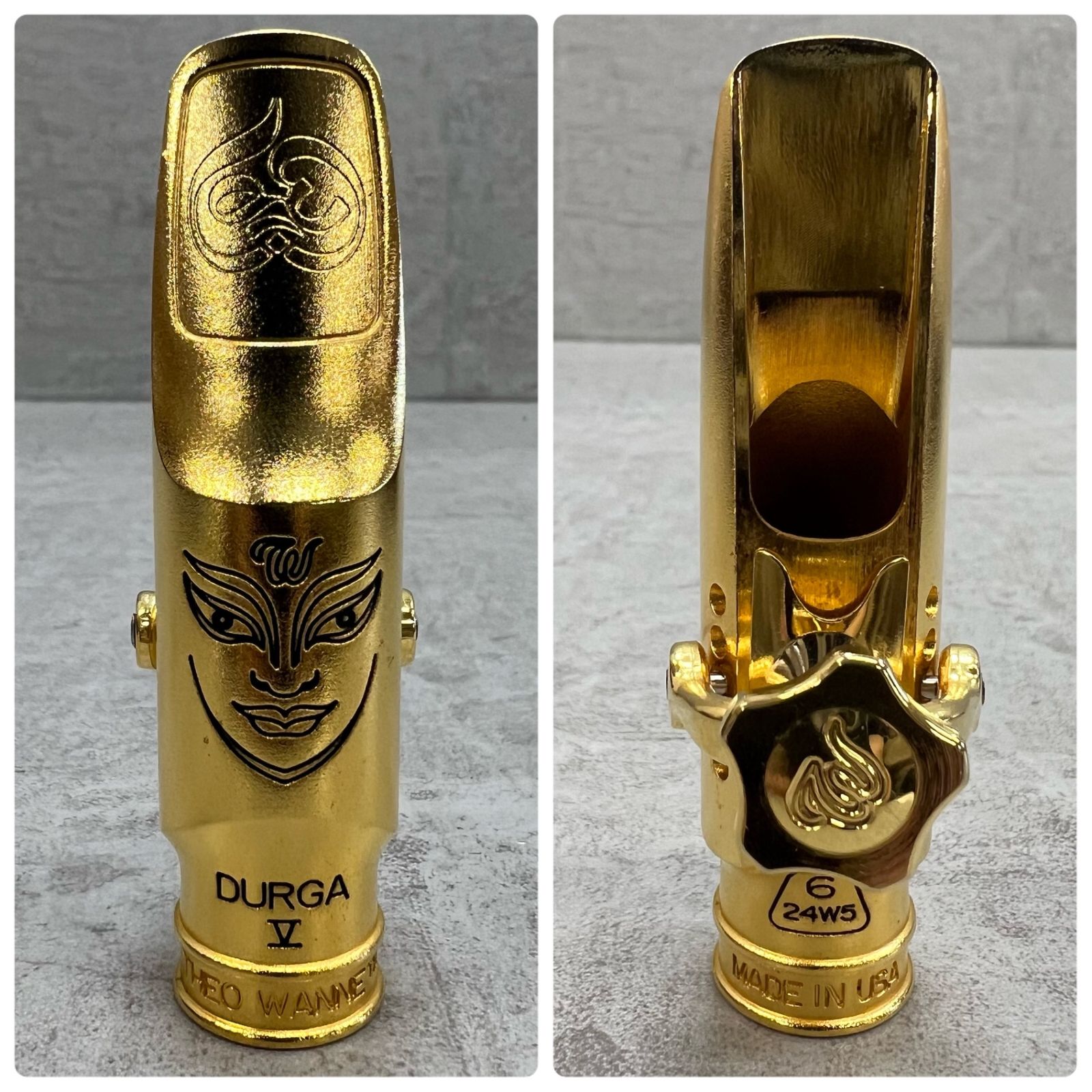 美品 セオワニ DURGA 5 Metal 6 アルトサックス用マウスピース 6 24W5