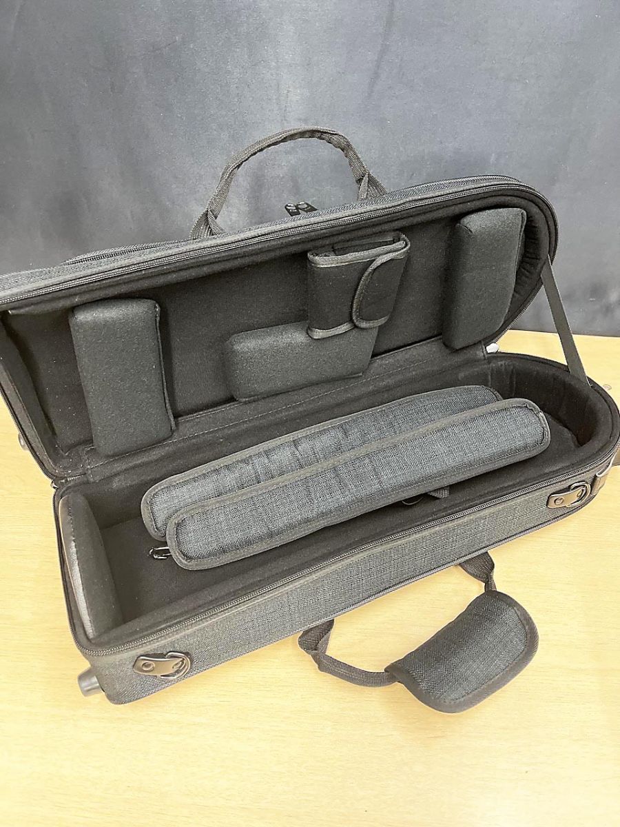 ジャンク品】 KIKUTANI キクタニ トランペット用ケース TR-Tweed BLK