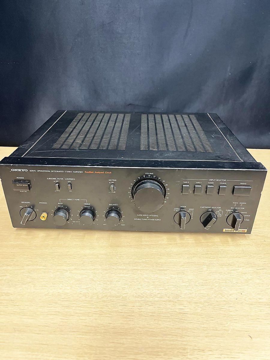 ジャンク品】 ONKYO オンキョー ステレオ プリメインアンプ A-815RS