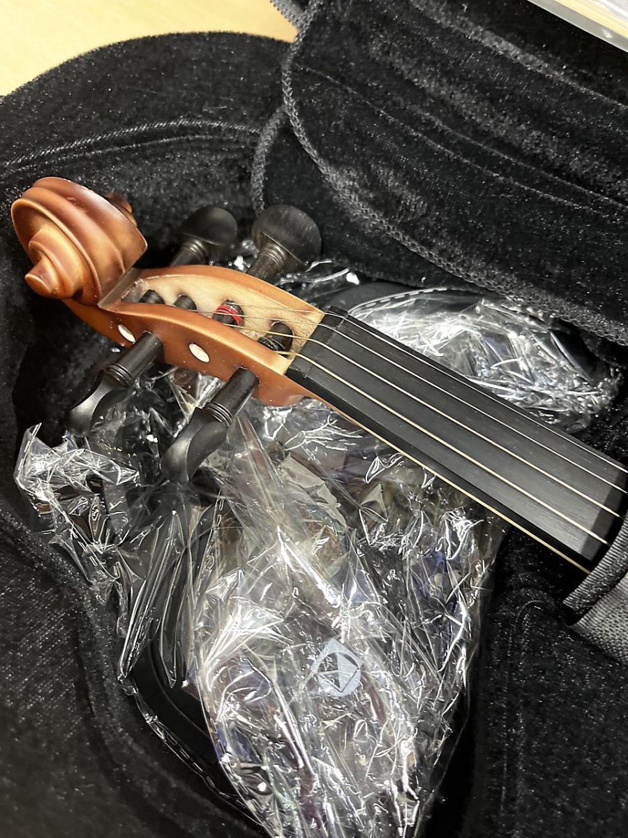 現状品】 KIKUTANI キクタニ エレクトリック バイオリン ケース付 ESV