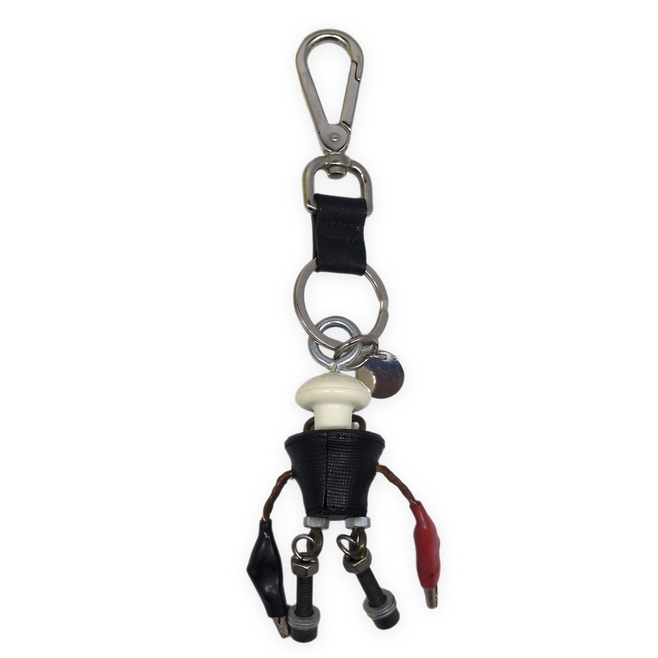 PRADA プラダ ロボットキーホルダー チャーム サフィアーノレザー