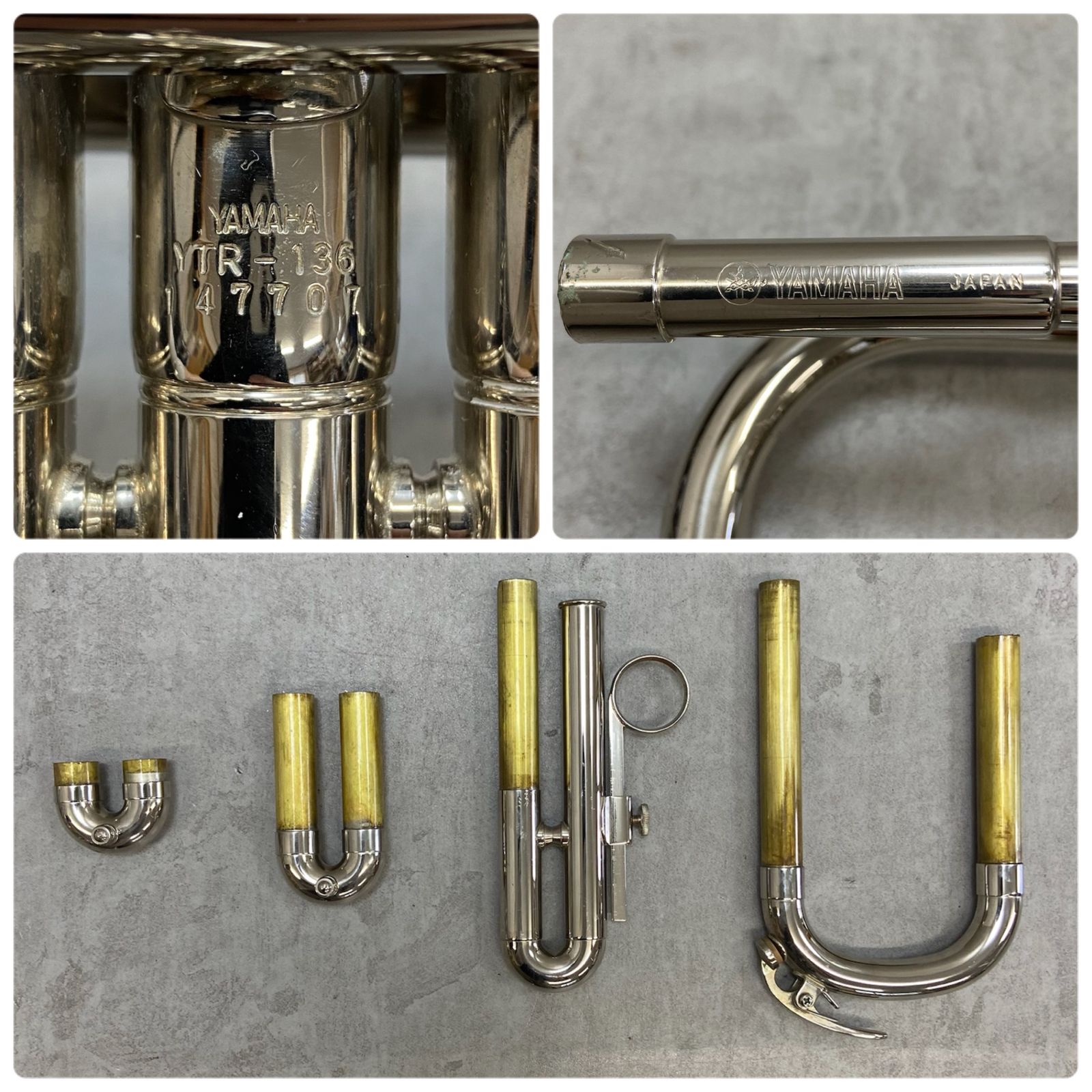 YAMAHA ヤマハ YTR-136 B♭トランペット trumpet 管楽器 Mボア