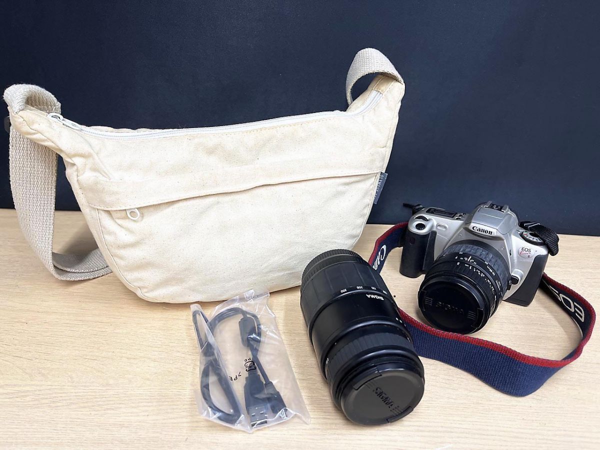 Canon EOS kissⅢ 一眼レフカメラセット ジャンク ジャンク品】 Canon キヤノン 一眼レフカメラ EOS Kiss III レンズ2本