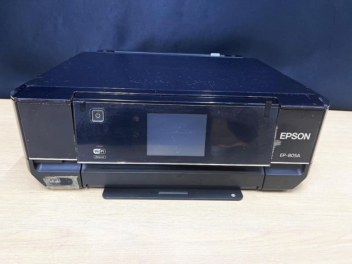 【ジャンク品】 EPSON エプソン インクジェットプリンター 複合機 ブラック EP-805A