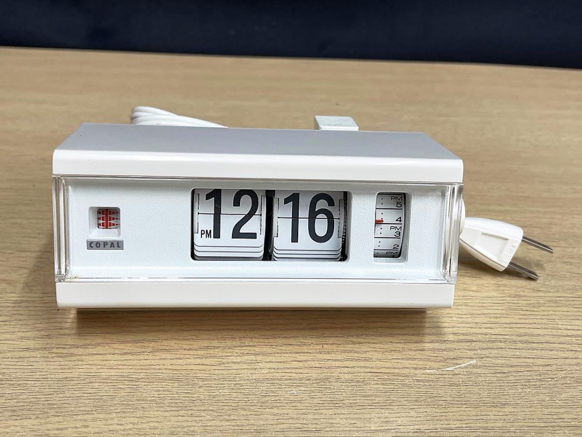 【メンテ済み・動作正常】COPALパタパタ時計 227 美品】 COPAL 227 アナログ 置き時計 パタパタ時計 昭和レトロ コパル