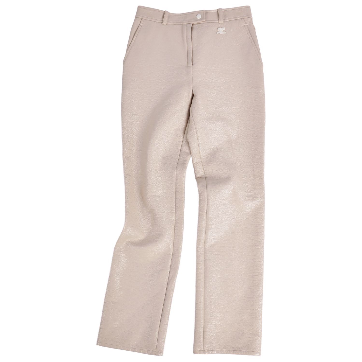 極美品 クレージュ courreges パンツ ロングパンツ ストレートパンツ