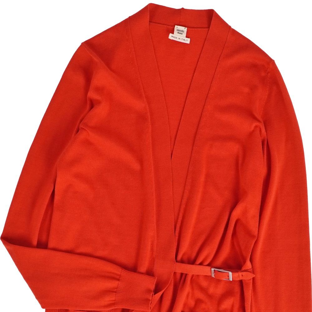 美品 エルメス HERMES カーディガン ゴルチエ期 ニット ロングスリーブ