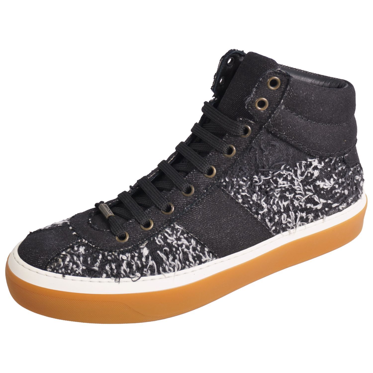 未使用 ジミーチュウ JIMMY CHOO スニーカー ハイカット レースアップ